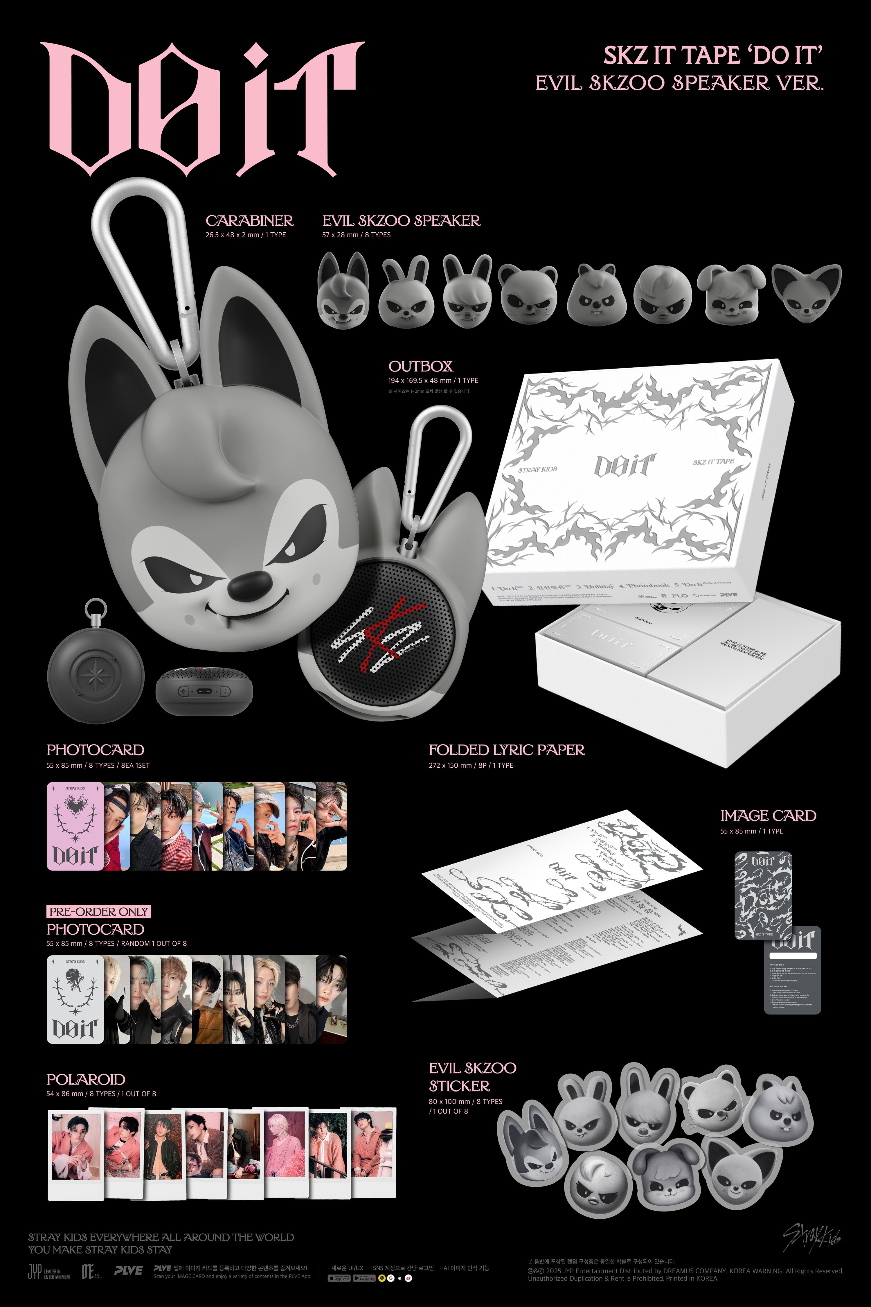 Stray Kids - SKZ IT TAPE [DO IT] EVIL SKZOO SPEAKER Ver. (Leebit