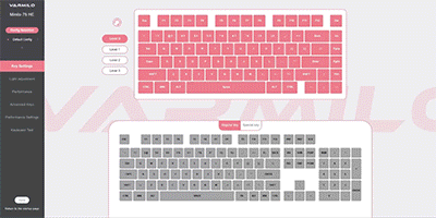Varmilo(アミロ) Minilo75 HE 磁気キーボード ラピッドトリガー US配列