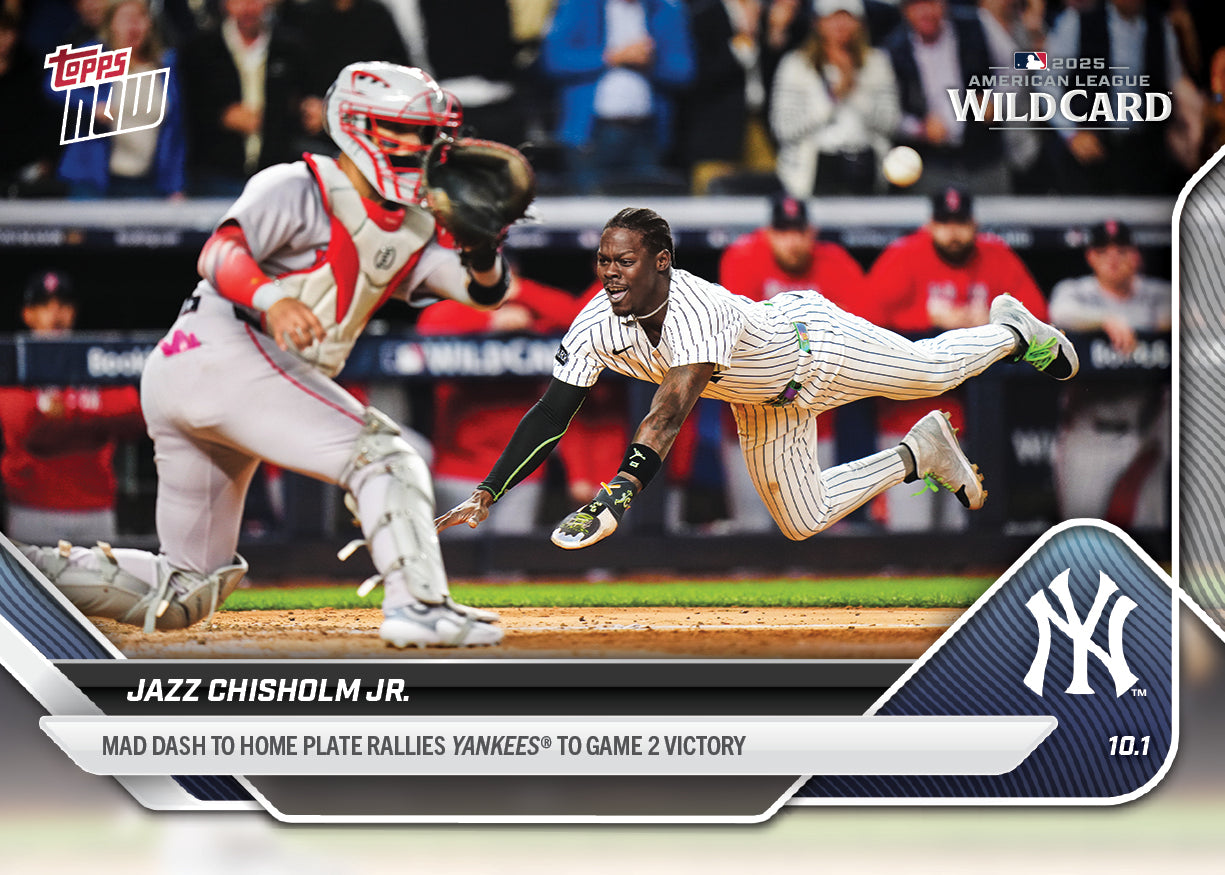 Jazz Chisholm Jr. - 2025 MLB Topps NOW® - Card 809 - PR: 1542