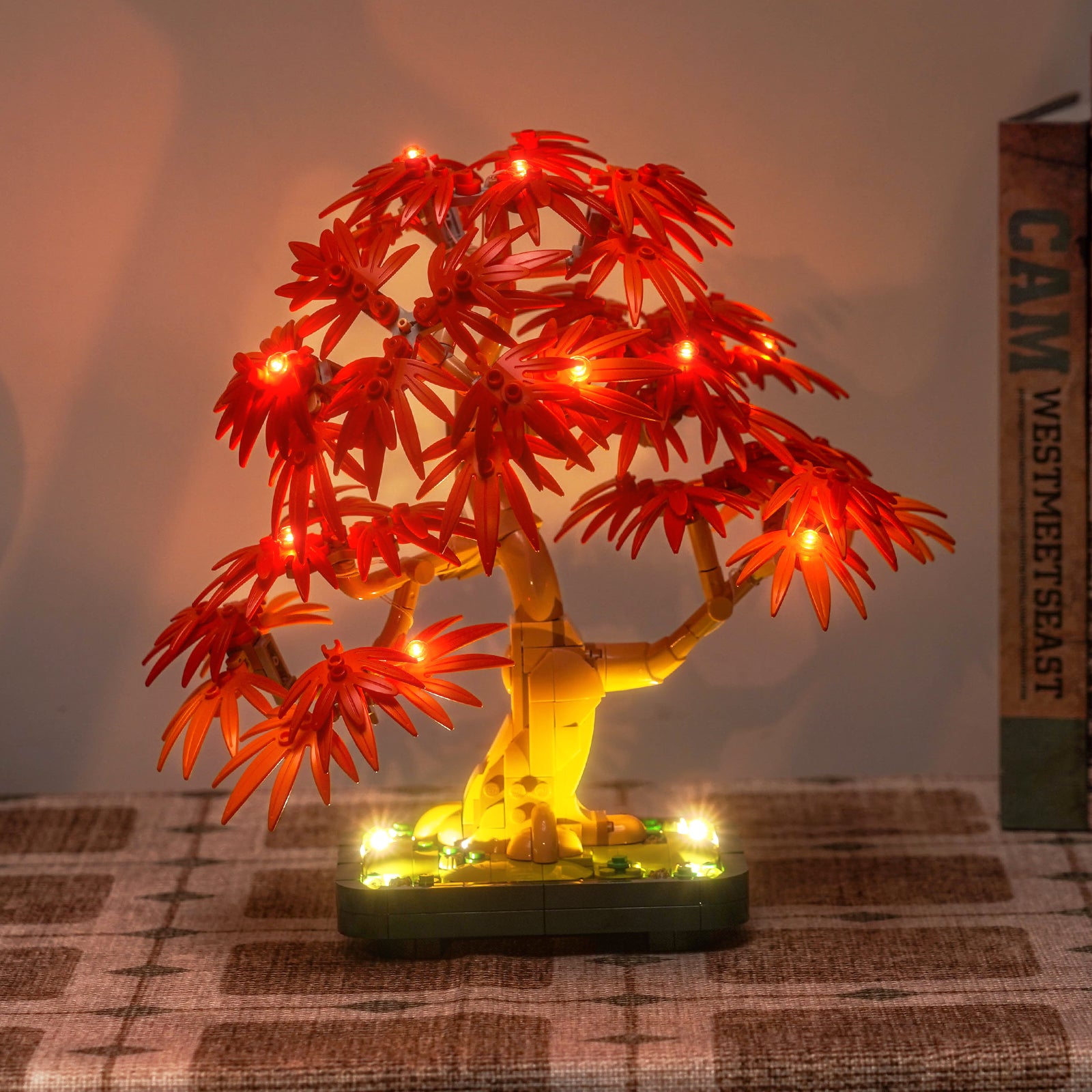 Light for LEGO Japanese Red Maple Bonsai Tree 10348 Upgraded Version