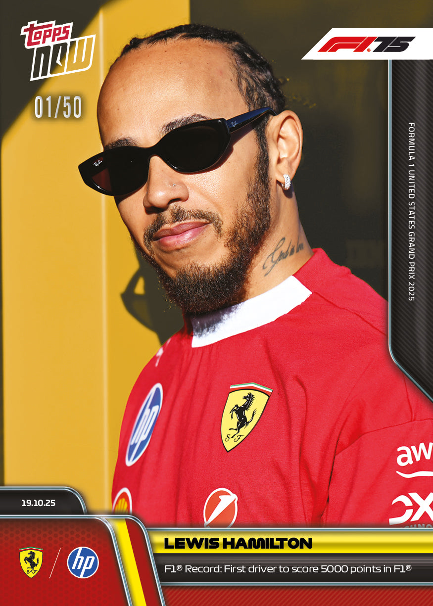Lewis Hamilton - 2025 Formula 1® Topps NOW® - Card 70