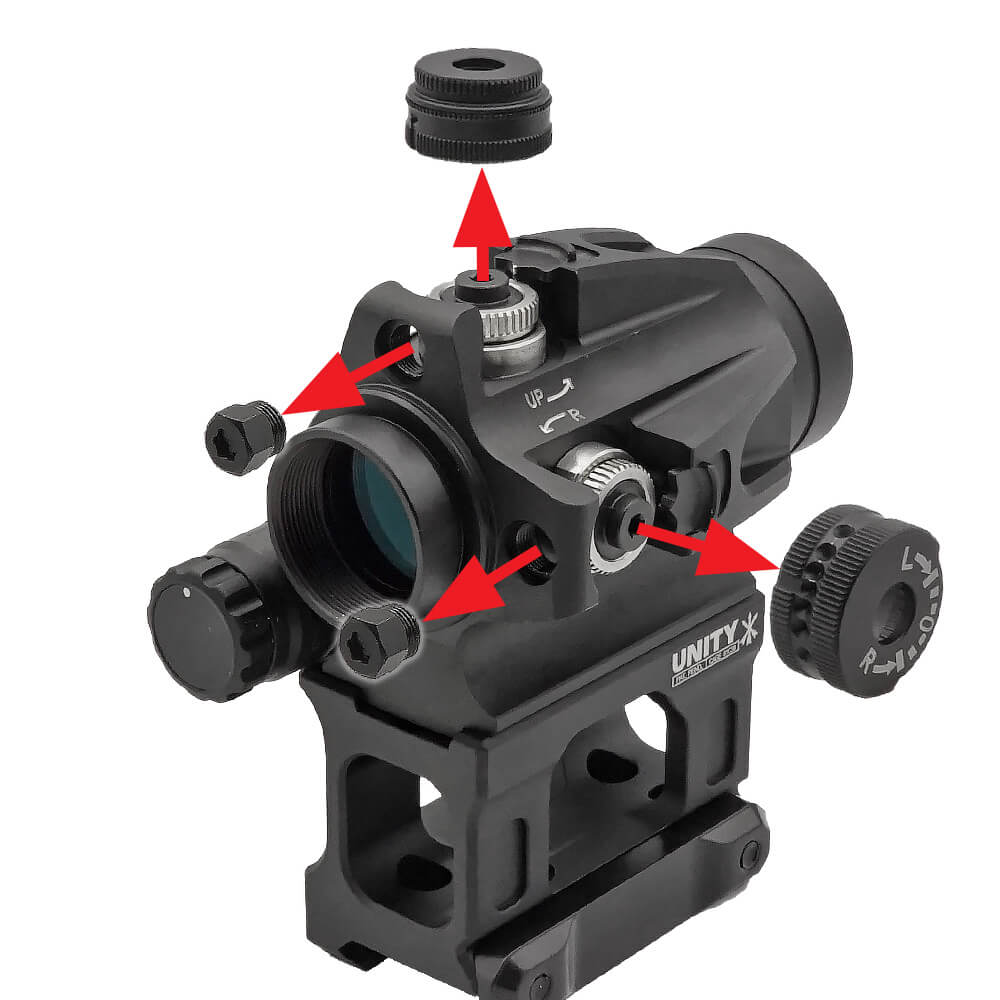 Evolution Gear 製 】 COMP M5b ドットサイト 本体 ＆ UNITY TACTICAL
