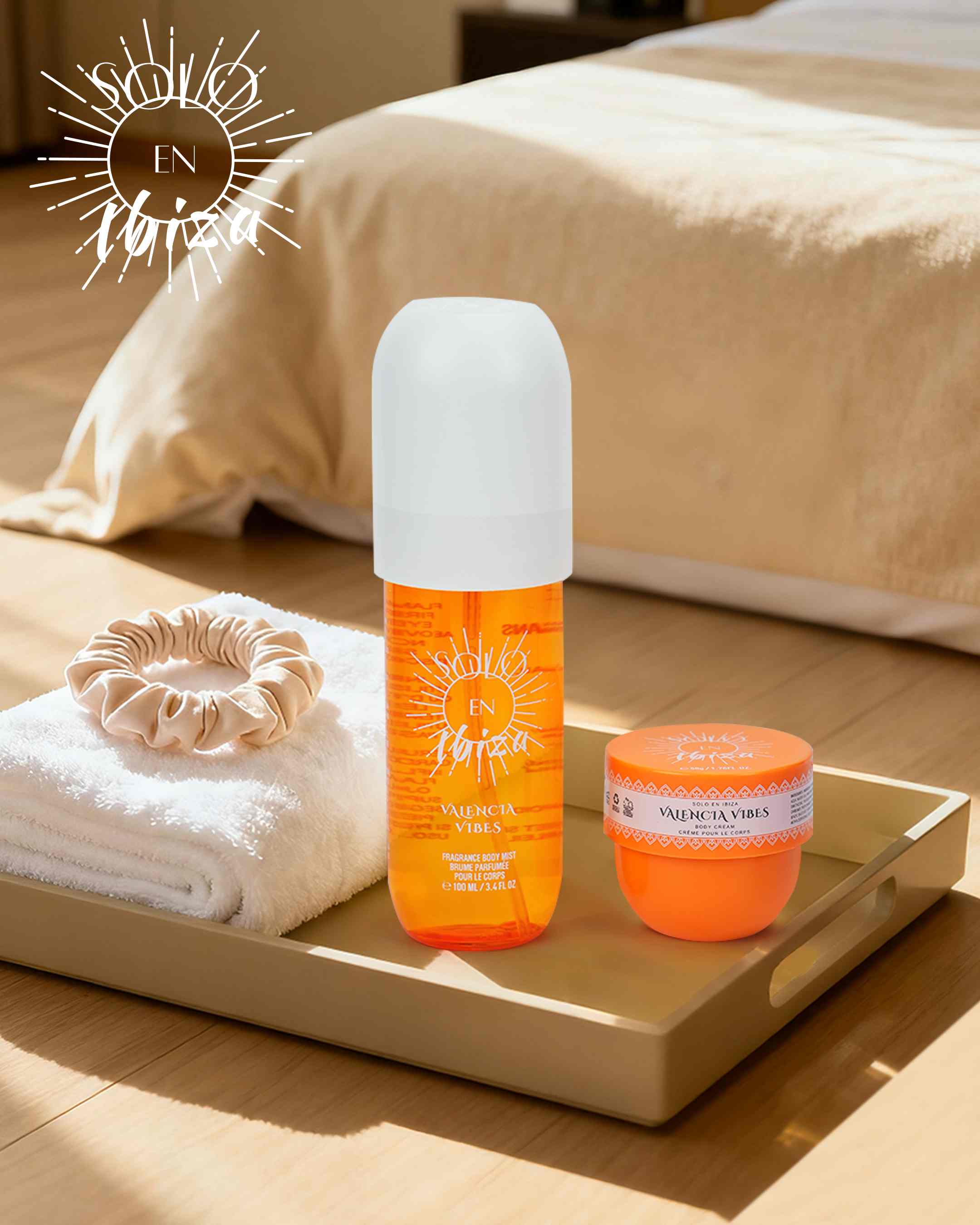 Valencia Vibes - Body Mist & Cream Tropical Dual-Set – Soloenibiza