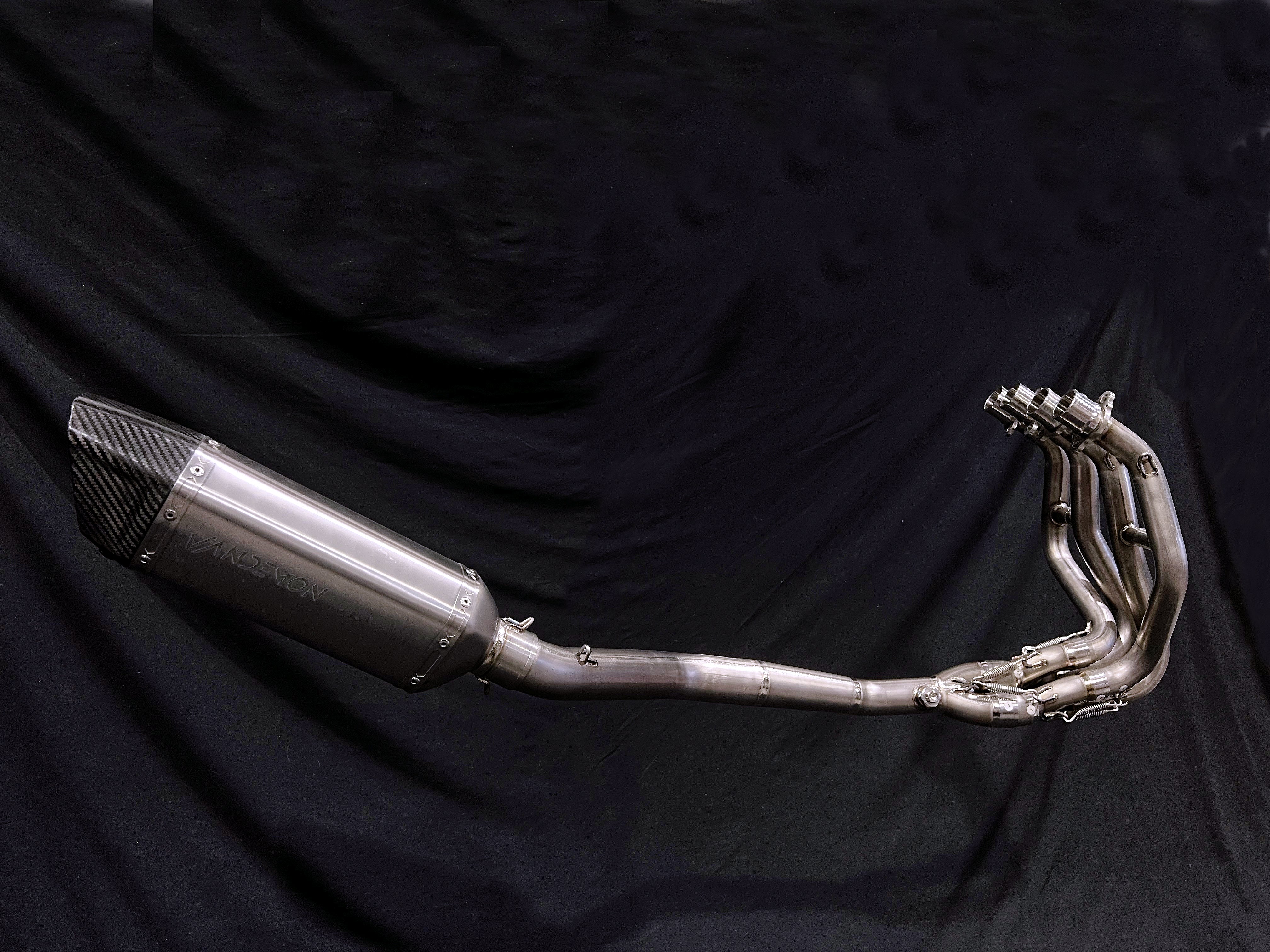 Kawasaki ZX4R-ZX4RR Side Mount Titanium Race Exhaust System 2023
