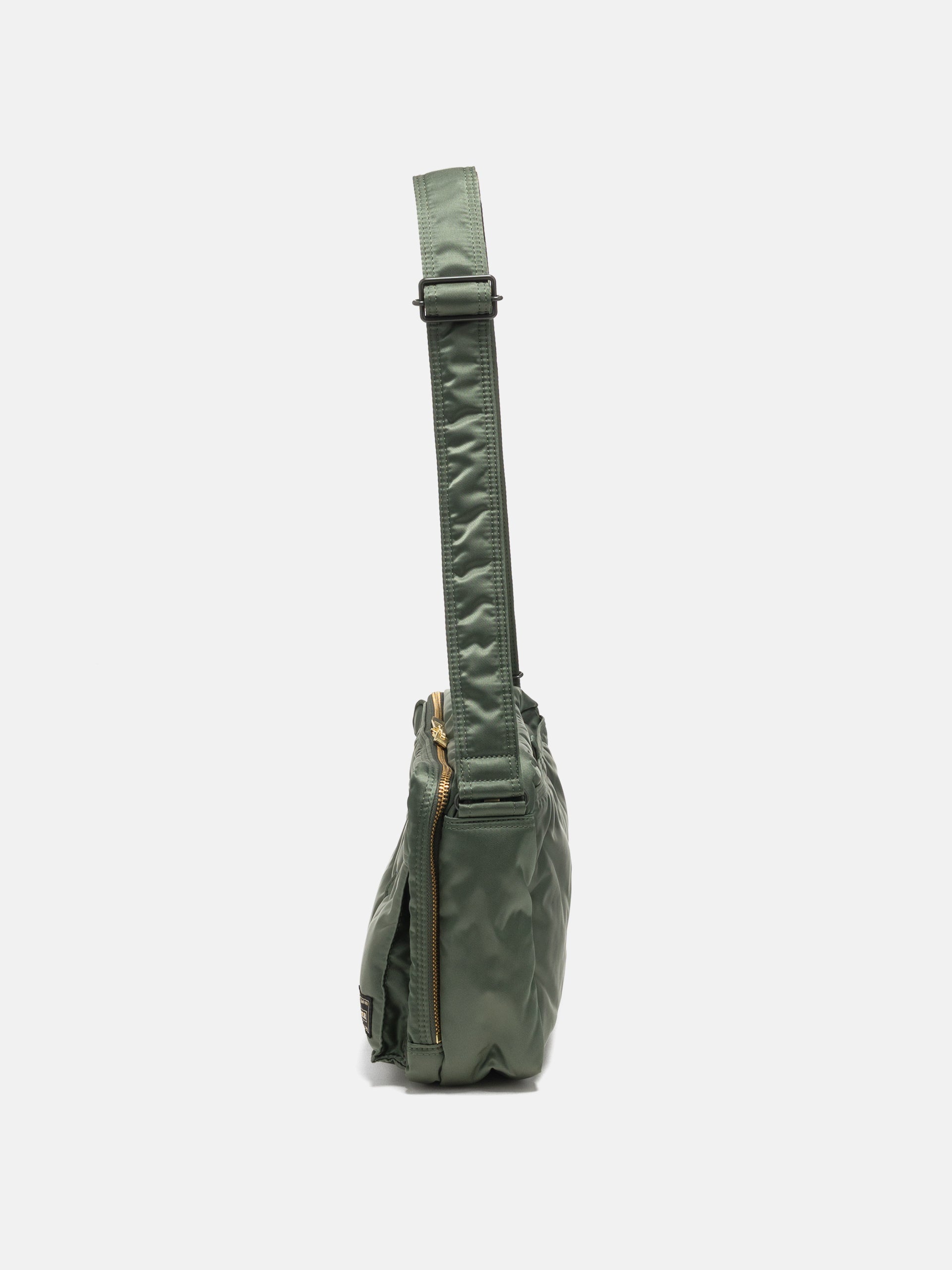 PORTER TANKER Sling Bag w/ Zip (L) Sage Green | HAVEN