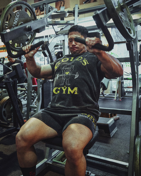 LÝFT × GOLD'S GYM Vintage Logo Shorts 1484 – フィットネスショップ