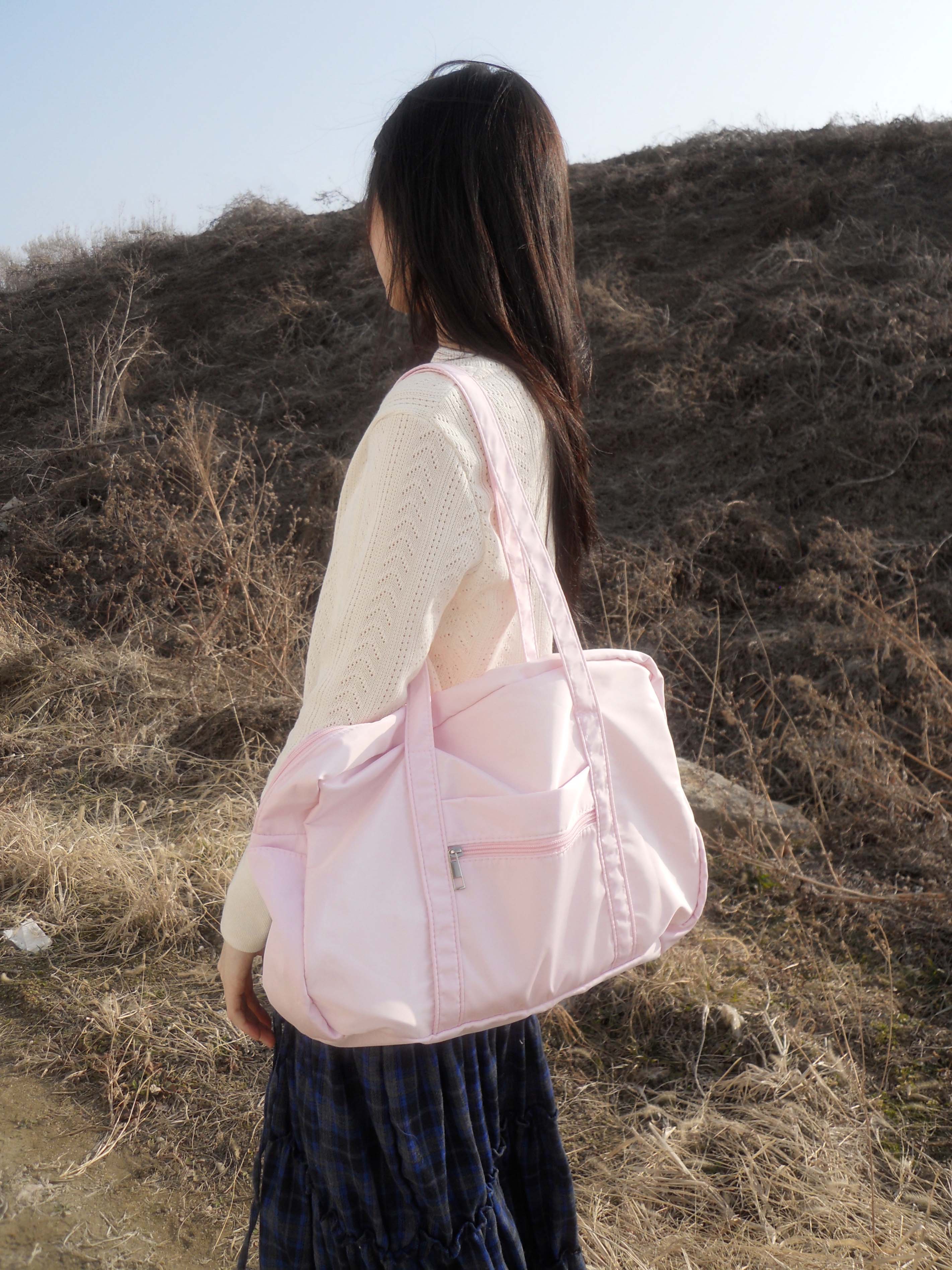 ピンクボストンバッグ - ZELENA | 60% - アジアファッション通販