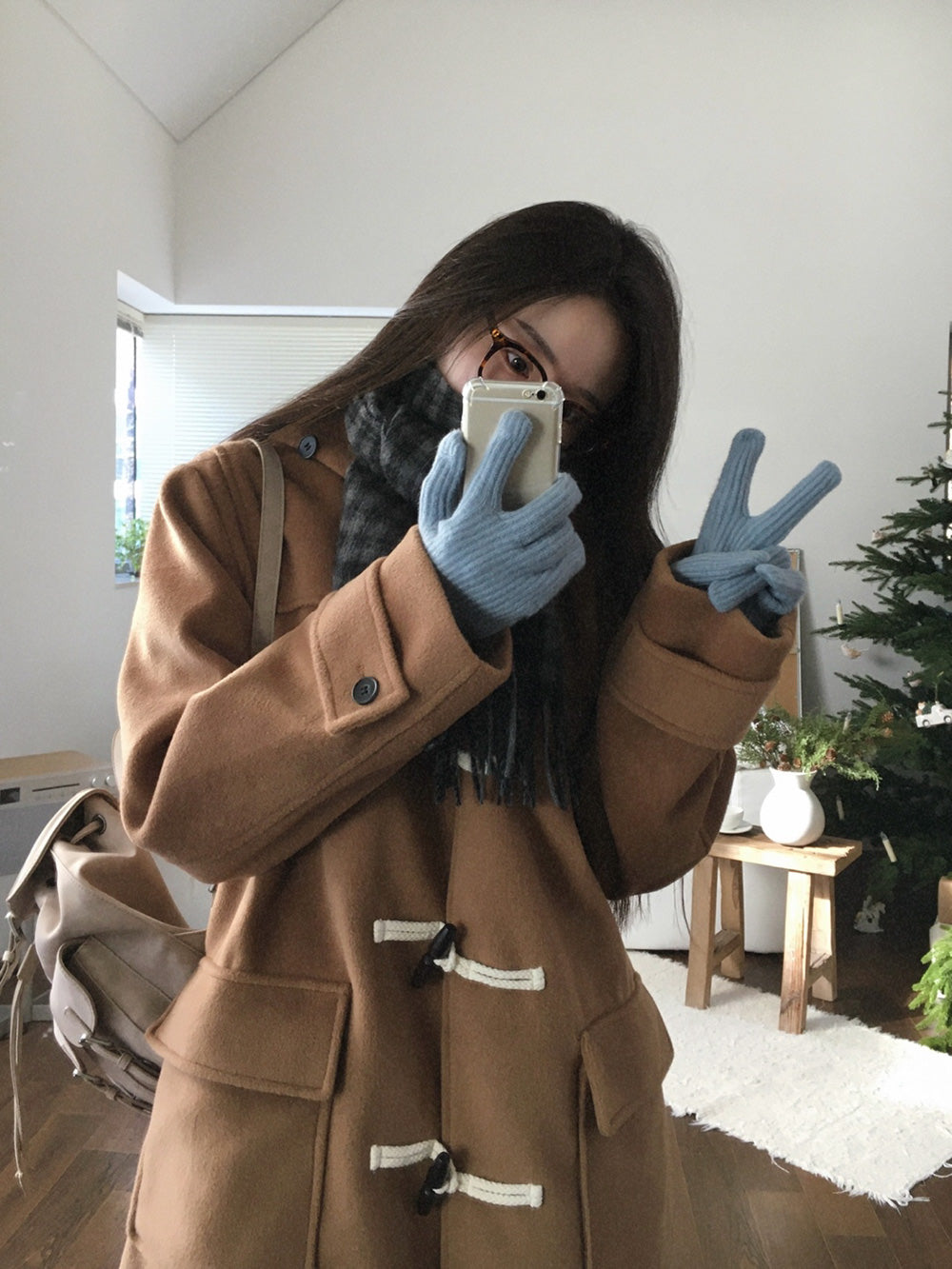 BELLIDE MADE] Wendy's Duffle Long Coat with Toft - BEIDELLI | 60