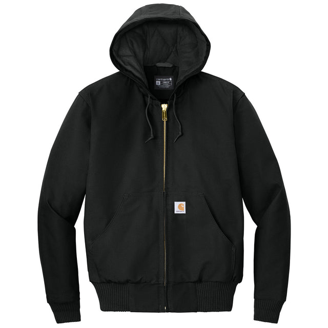 Carhartt Men's Gravel Quilted-Flannel-Lined Duck Active Jacket