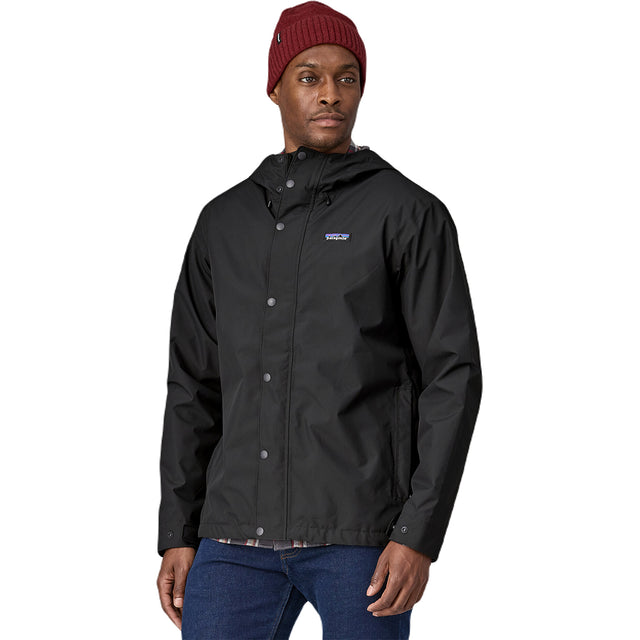 Patagonia Men's Ink Black Reversible Silent Down Jacket