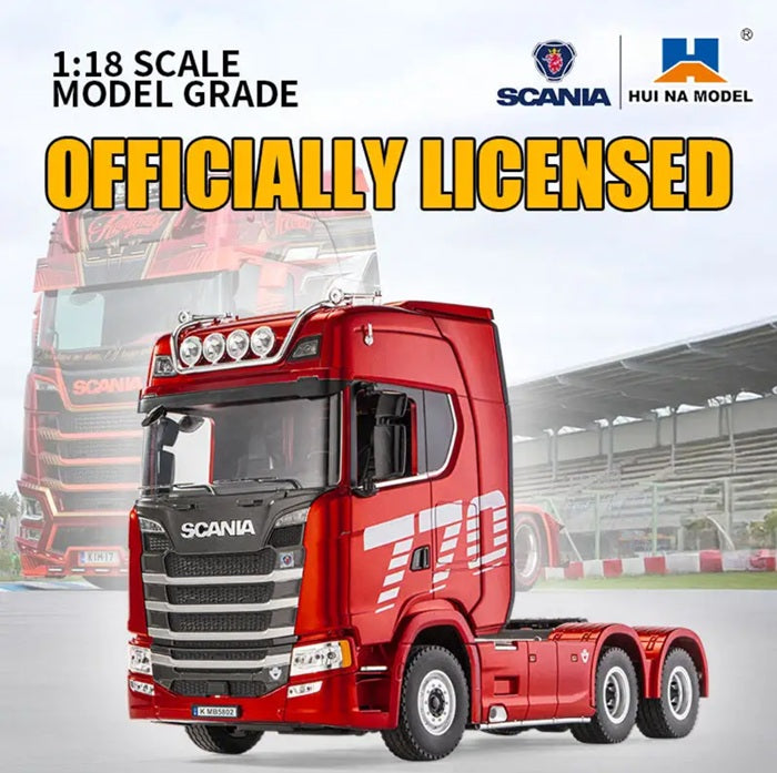 Huina RC 1/18 Scale 1501 Scania 770S with RC Platform Semi Trailer