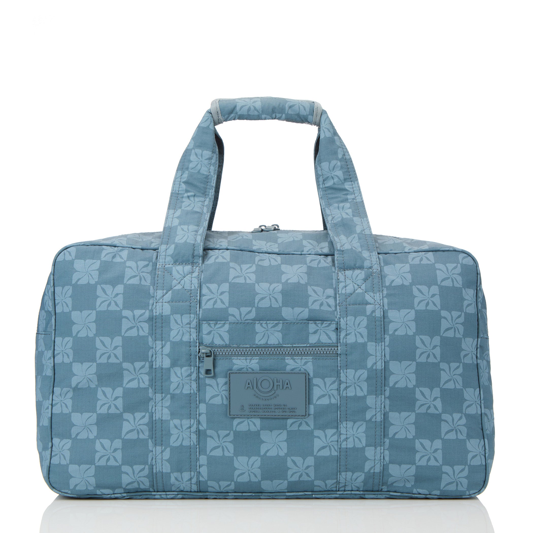 Pua Check Keep It Light Weekender in Slate | ALOHA Collection
