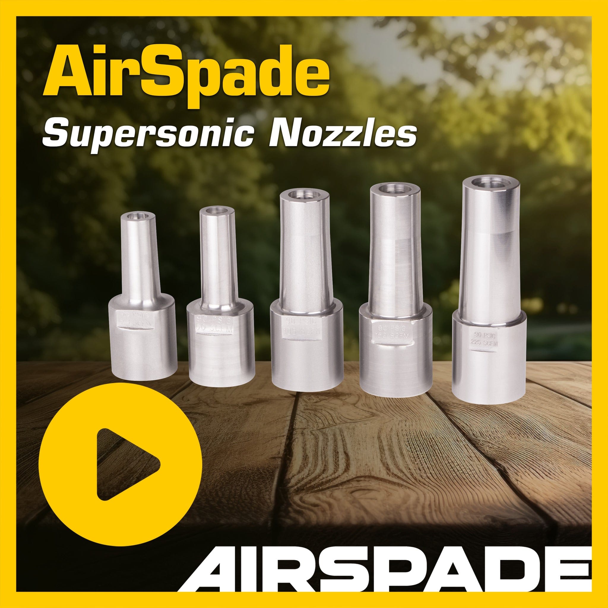 AirSpade 2000/5000 Arbor Supersonic Nozzle - 105 cfm – AirSpade