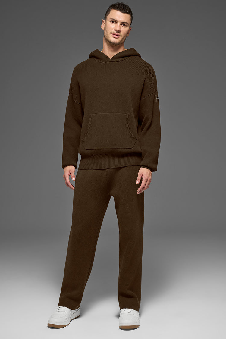 Scholar Hooded Sweater - Espresso | ALO