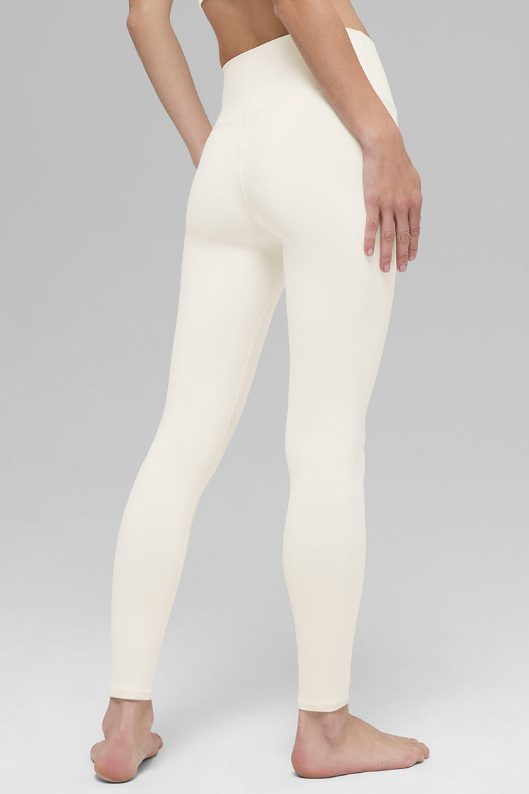 High-Waist Airbrush Legging - Ivory | ALO