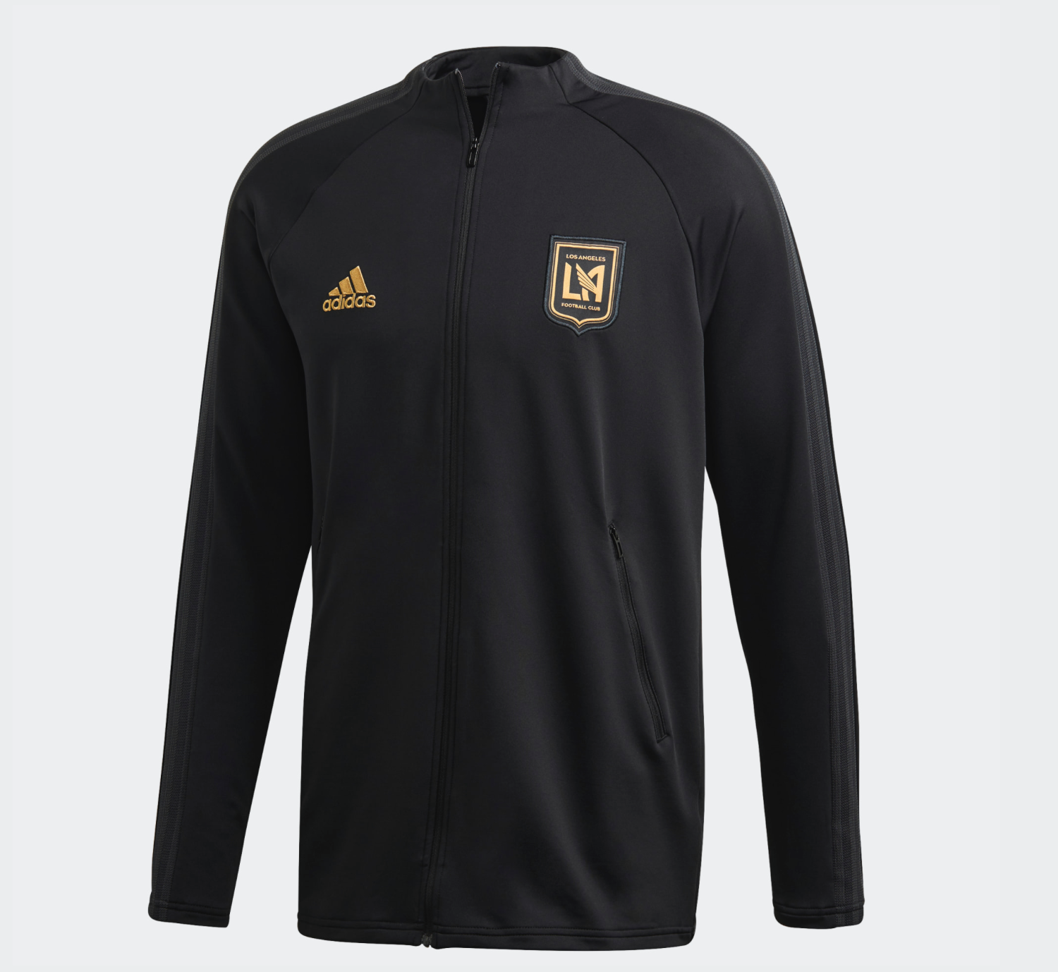 LAFC M adidas 20 Anthem Jacket - The Locker Room of Downey