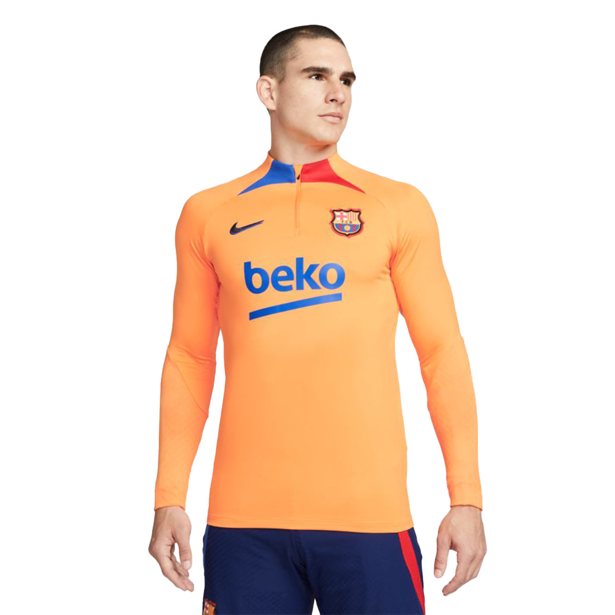Nike FC Barcelona 21/22 Strike Drill Top 1/4 Zip - SoccerWorld