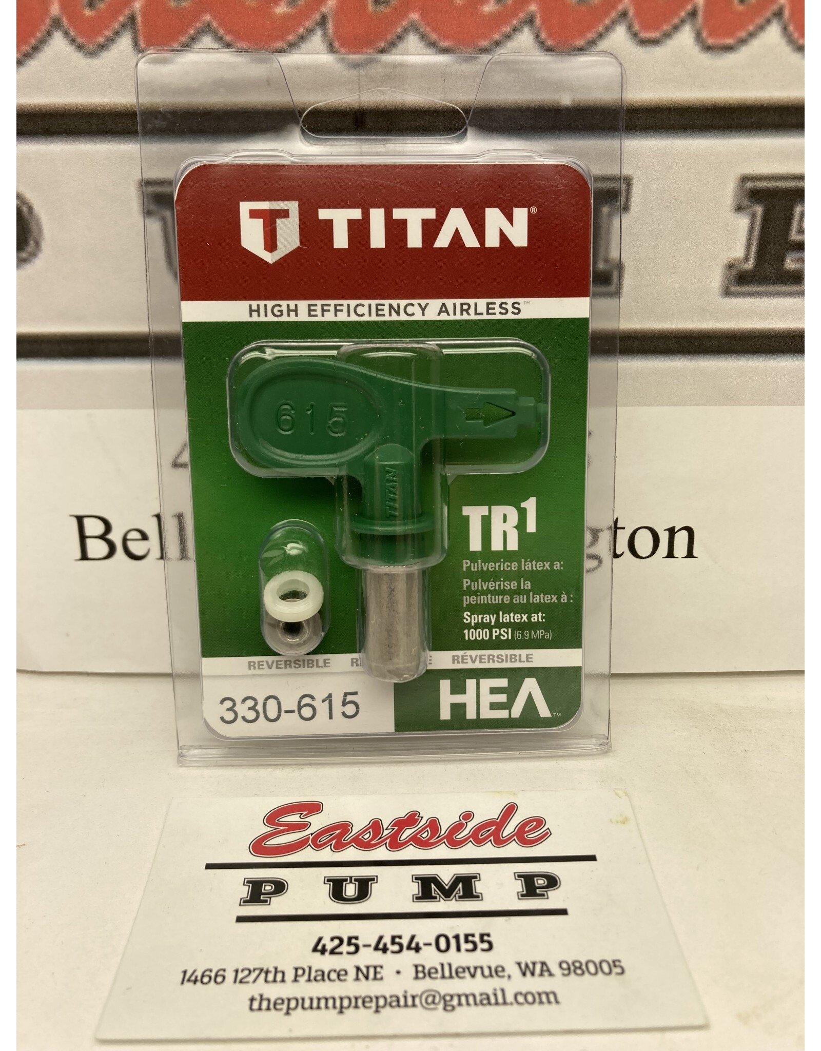 330-615 TITAN TR1 HEA Tip Tip High Efficiency Airless 615