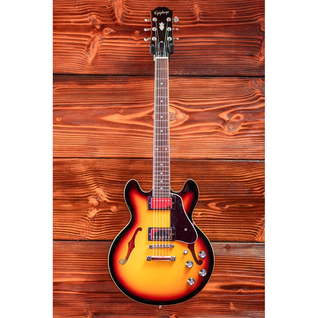 Epiphone ES-339 Semi-Hollow Electric Guitar, Vintage Sunburst