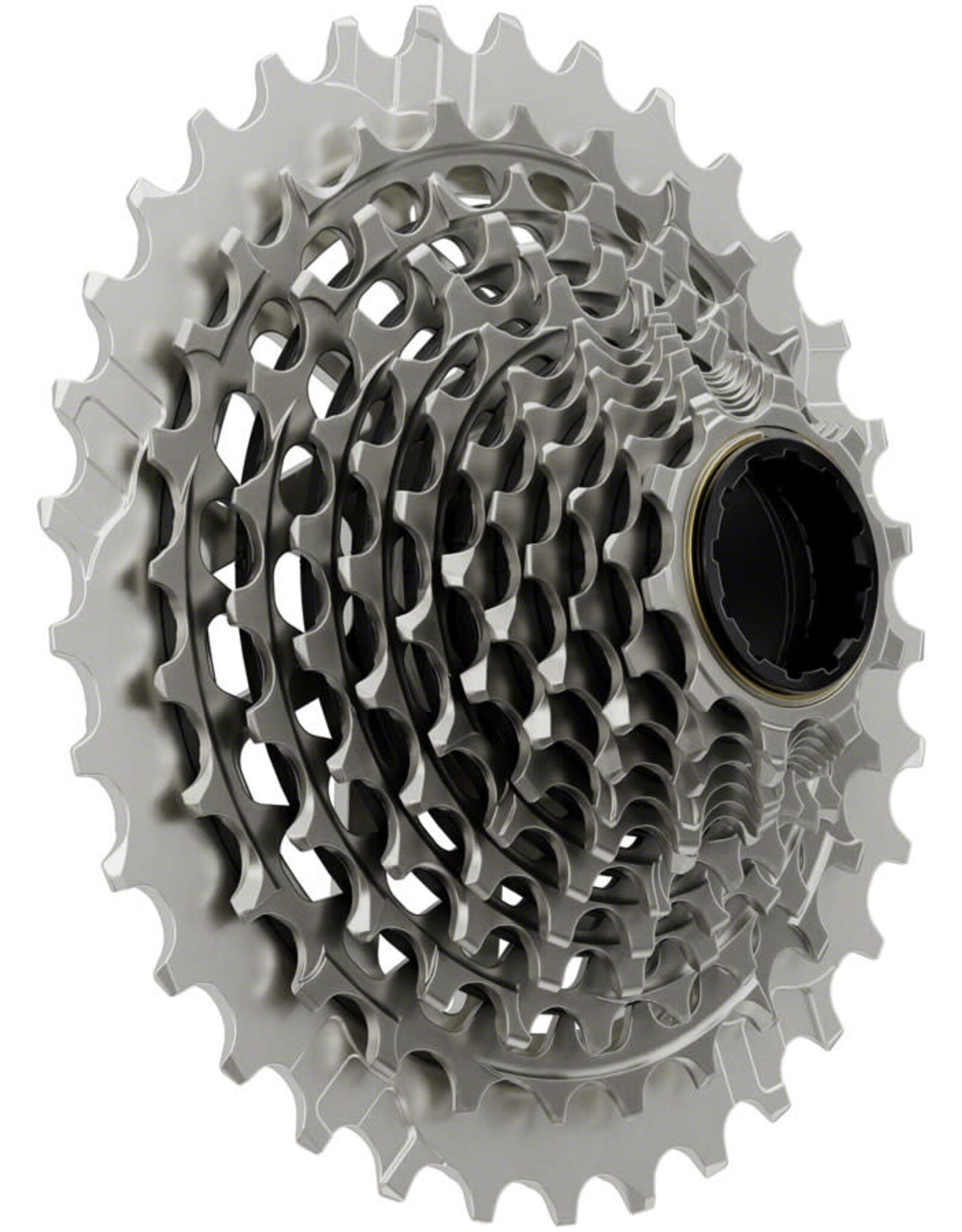 SRAM RED XG-1290 Cassette - 12-Speed, For XDR Driver Body, Silver