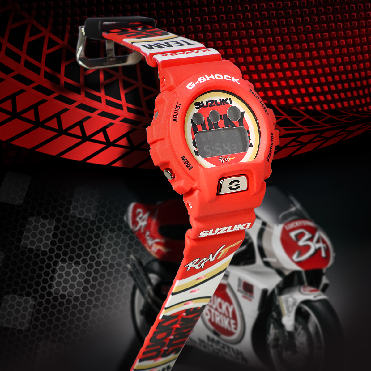 Lucky Strike Suzuki RGV500 Kevin Schwantz Custom Design DW-6900 G