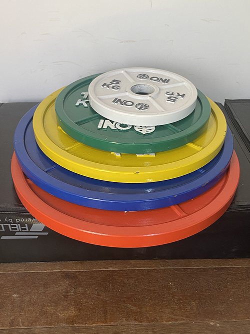 鬼ONI パワーリフティングプレート150kgセット | ジムバンク