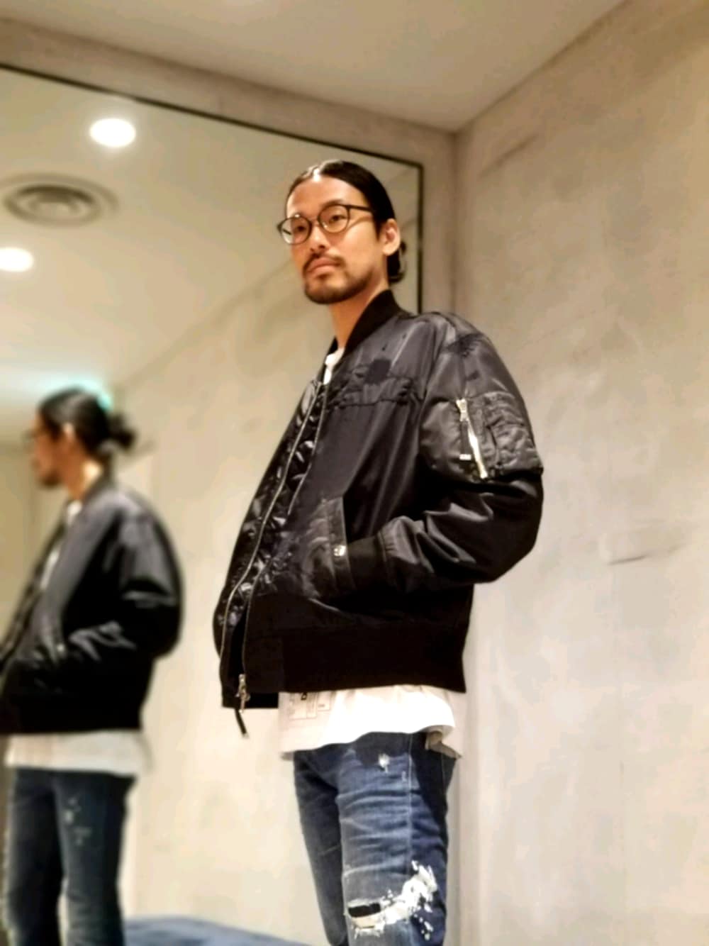 DIESEL BLACK GOLDのMA-1を使った人気ファッションコーディネート - WEAR