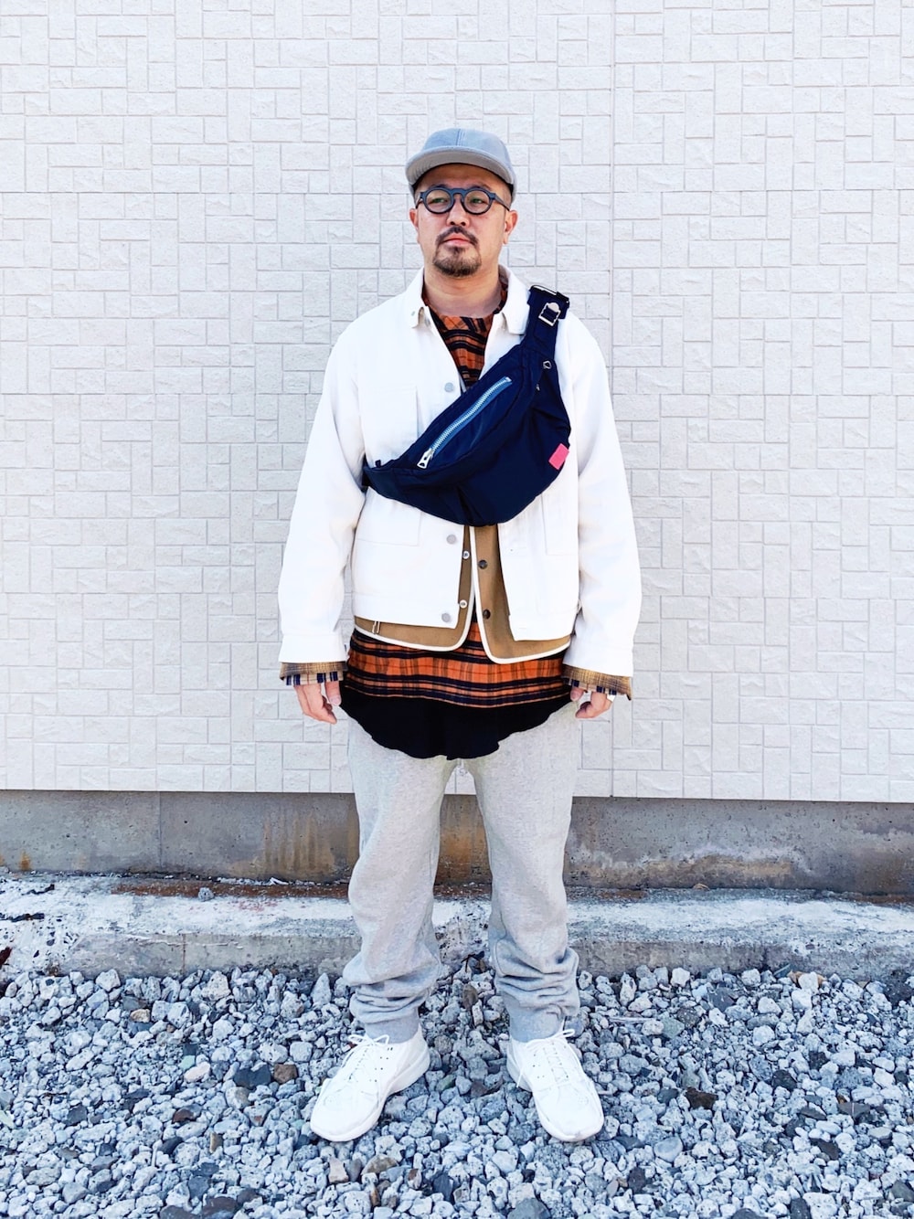 Sacai（サカイ）の「Sacai - グラデーションチェック柄 シャツ - men