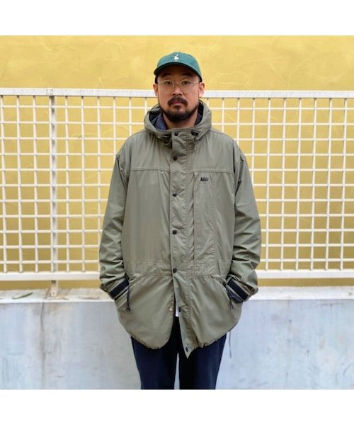 GAP（ギャップ）の「90s REI / W/Z Nylon Mountain Parka / Grey Khaki