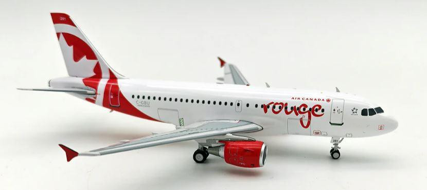 Air Canada Rouge Airbus A319-114, C-GBIJ with Stand, 1:200