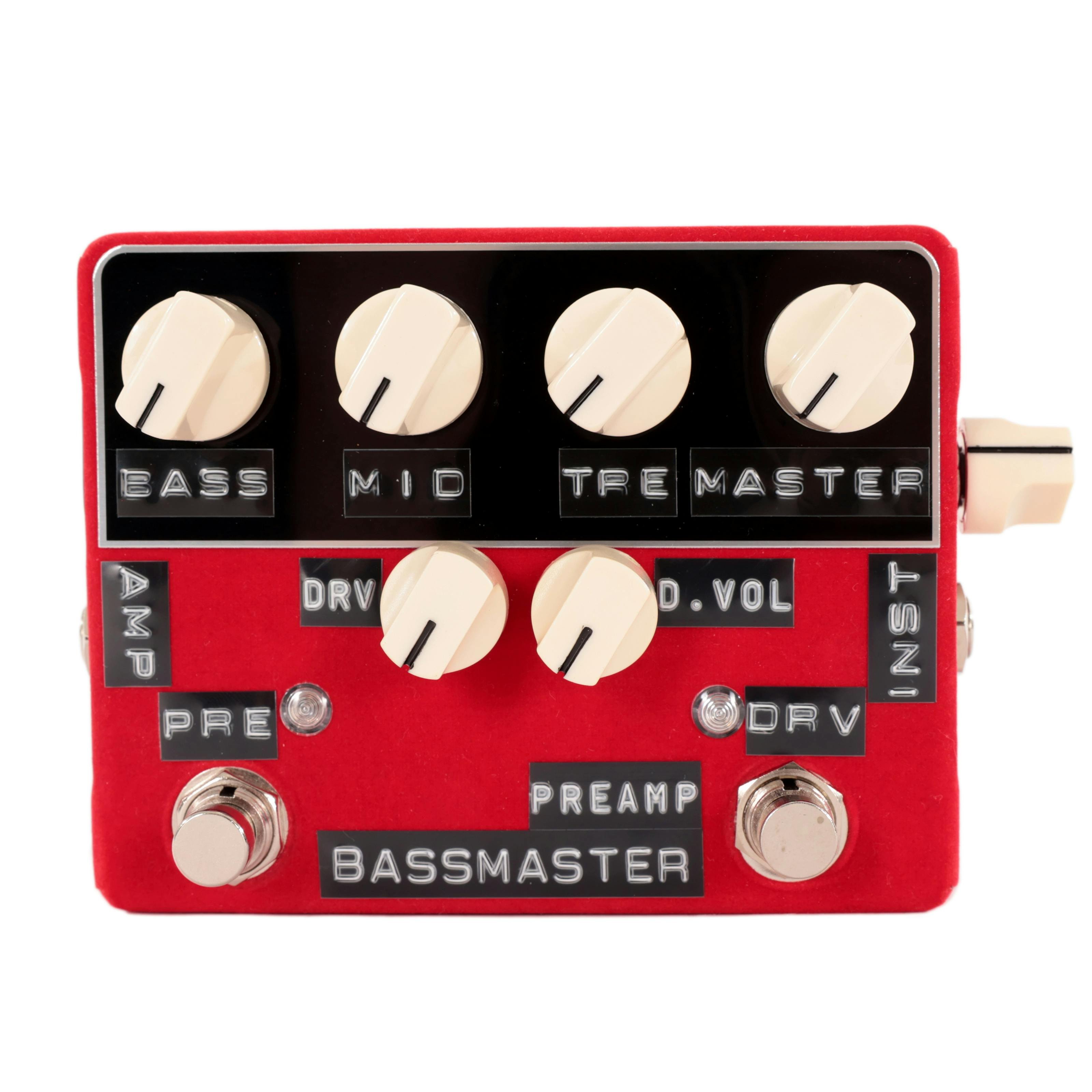 Shin's Music Bass Master Pre-Amp Pedal in Grey Hammertone