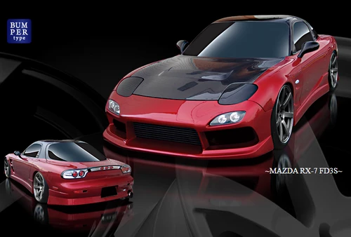 Origin Lab Stylish Line Front Bumper (93-02 RX7) - Faction Motorsports
