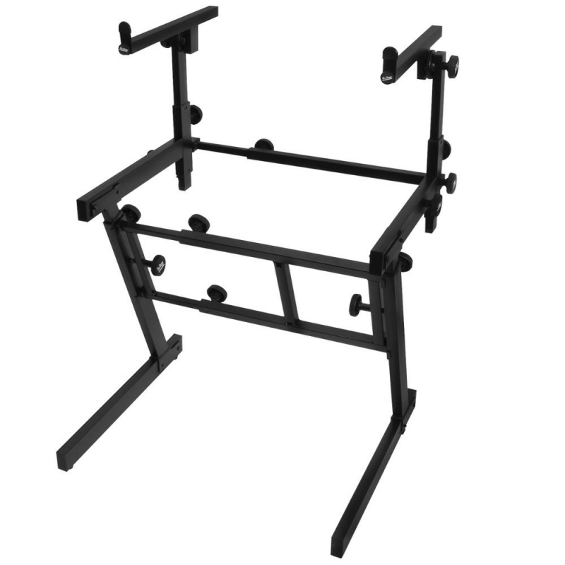 On-Stage KS7365EJ Folding Z-Style Keyboard Stand with 2nd Tier