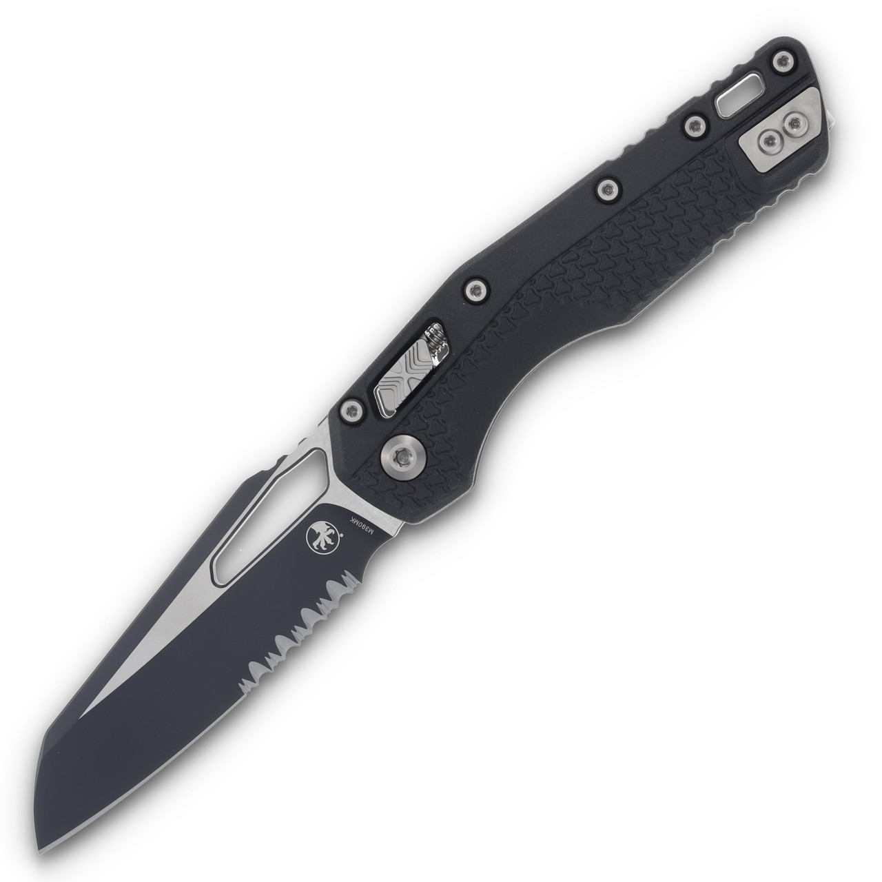 Microtech MSI RAM-LOK Folding Knife Tactical Black Half Serrated