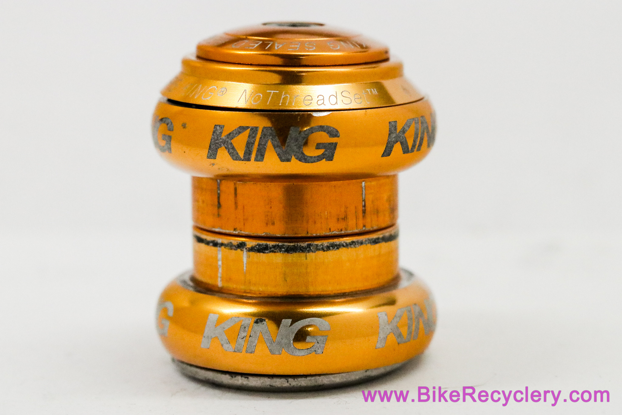 パーツ CHRIS KING nothreadset 1 1/8 inch (gold) CHRIS KING
