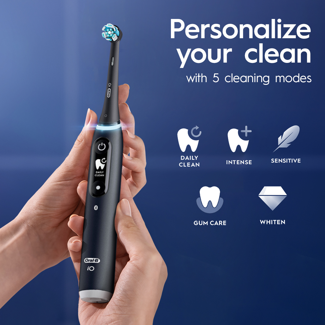 Oral-B iO Series 6 Electric Toothbrush, Grey Opal | Oral-B