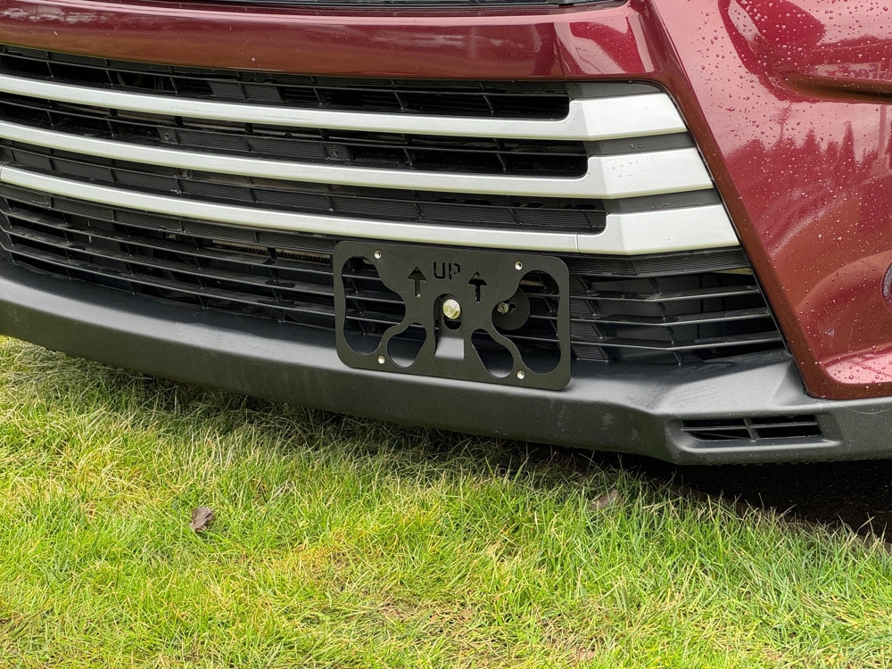 The Platypus License Plate Mount for Ford Edge 2nd gen 2015 to 2024 ST