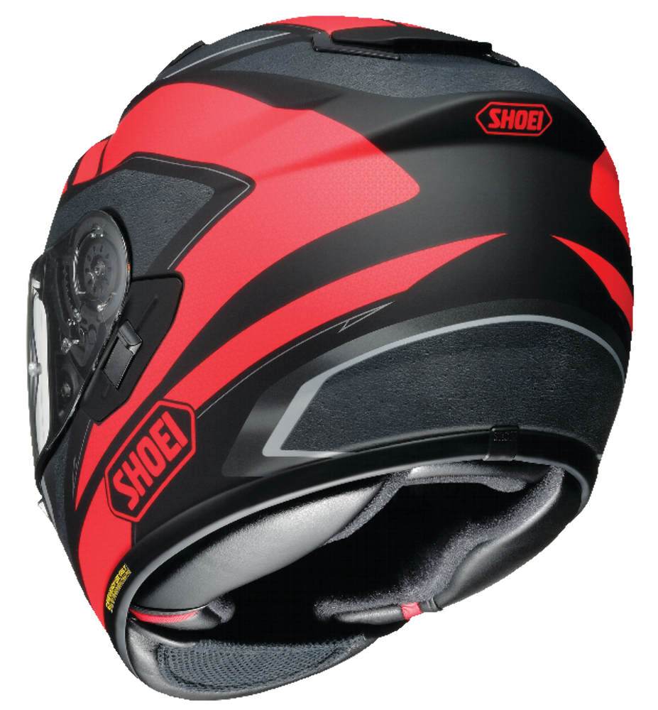 Shoei GT-Air Swayer Helmet Matte Red/Black - MotoDirect.com