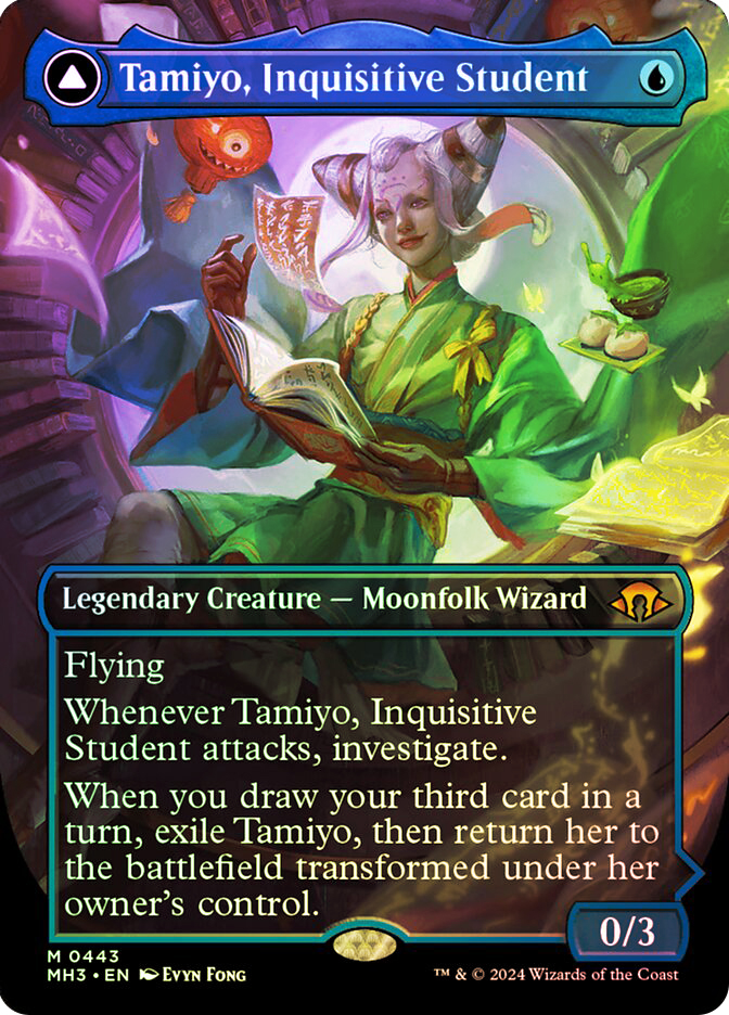 MTG 知りたがりの学徒、タミヨウ MH3 通常枠 英語版2枚 MTG 知りたがり