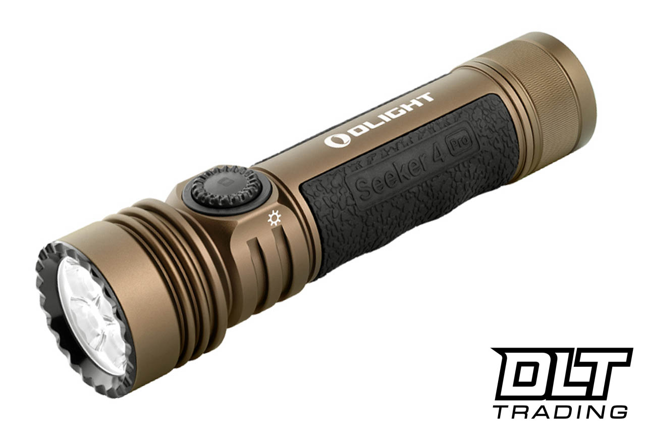 Olight Seeker 4 Pro - Desert Tan - Cool White - DLT Trading