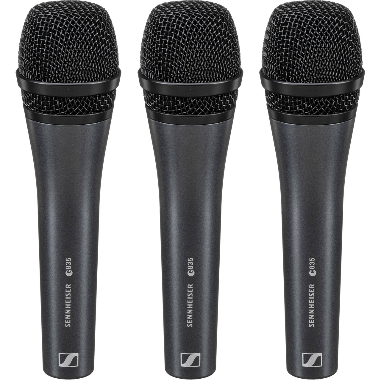Sennheiser e835 Handheld Dynamic Microphone (3-Pack