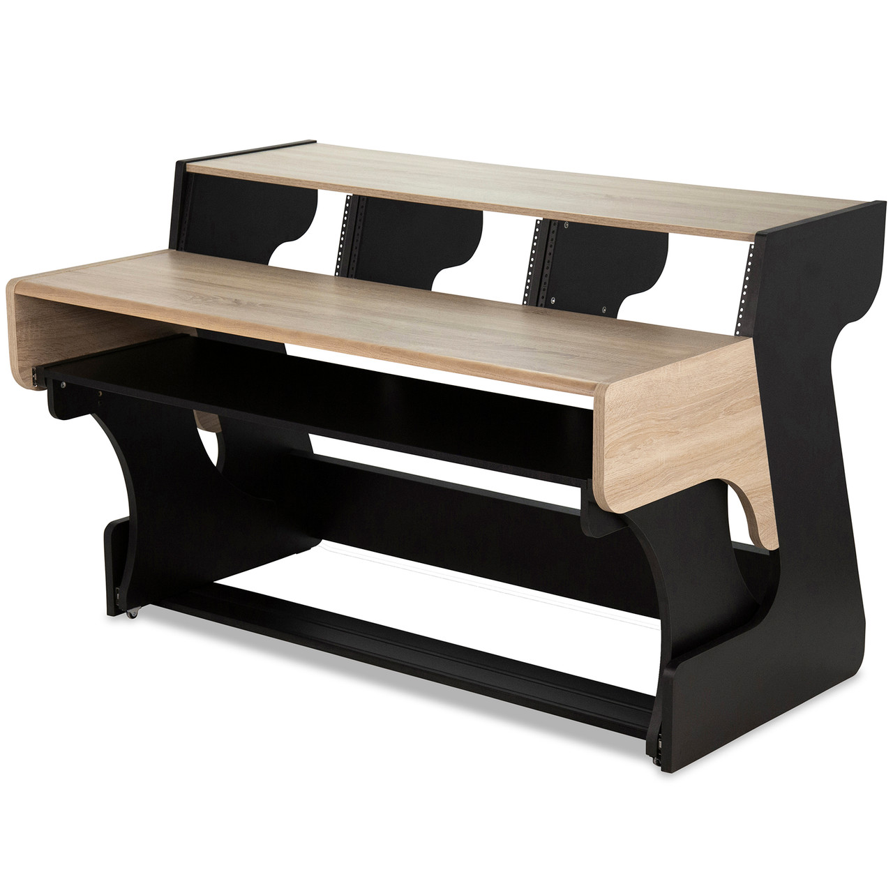 Zaor Miza 88XL Flex Studio Desk (Black Oak) | FrontEndAudio.com