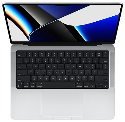 Refurbished Apple Macbook Pro 14-inch (Retina 16GPU, Silver) 3.2