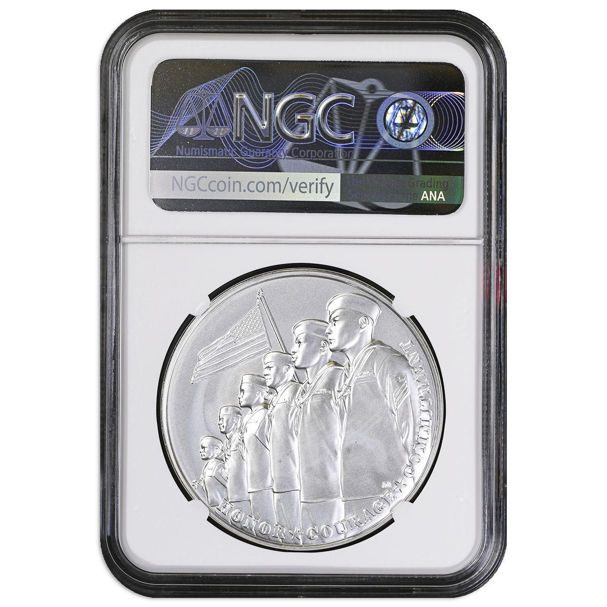 2023 1 oz Silver Navy Medal NGC MS70 Early Releases