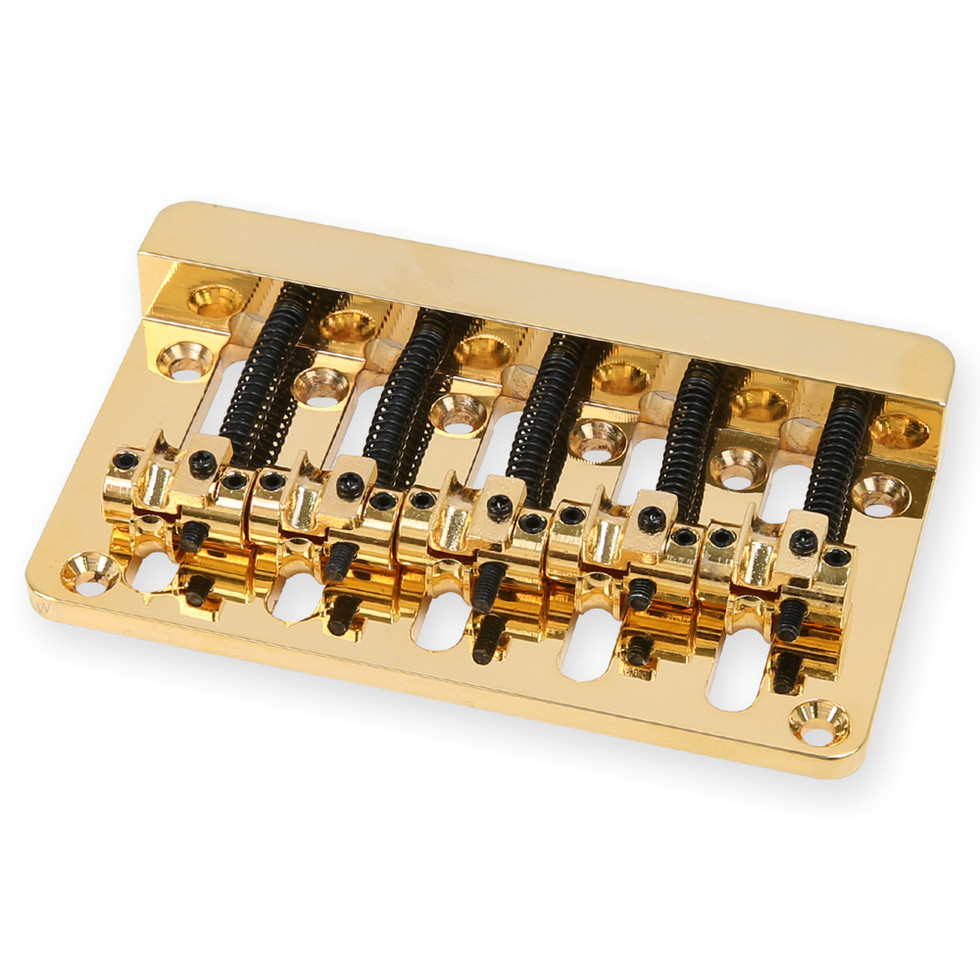 Piezo Saddle Bass Bridge with Open Rail Plate / 5-string