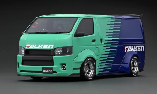 1/18 Ignition Model Toyota T・S・D WORKS HIACE Blue Gray