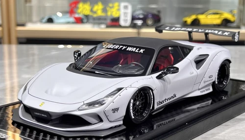 1/18 VIP Scale Model Ferrari F8 Liberty Walk (Baby Blue) Car Model