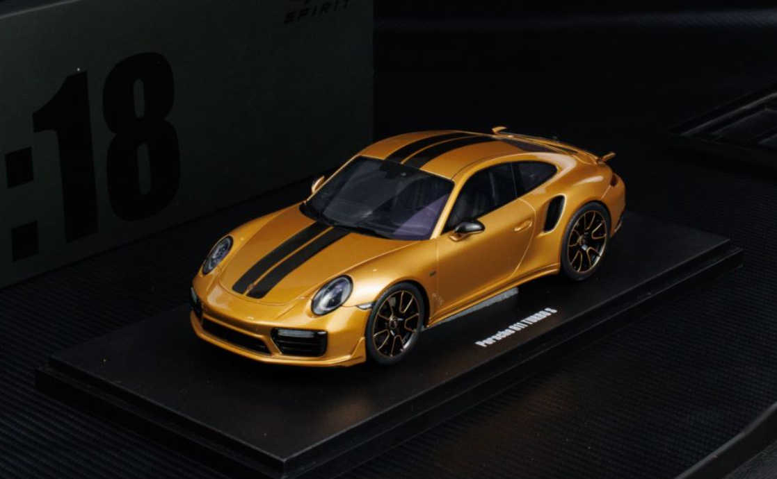 1/18 GT Spirit Porsche 911 991.2 Turbo S Exclusive (Gold with