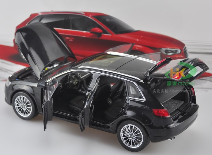1/18 Dealer Edition Audi A3 Sportback (Black) Diecast Car Model