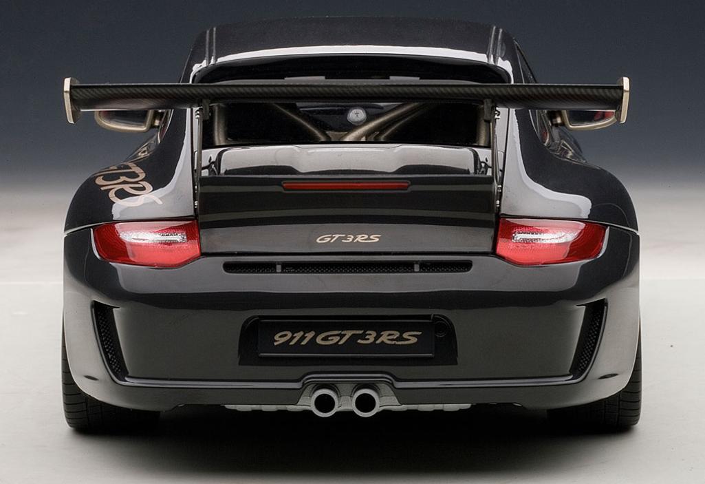 1/18 AUTOART PORSCHE 911(997) GT3 RS 3.8 (GREY BLACK W/ WHITE GOLD